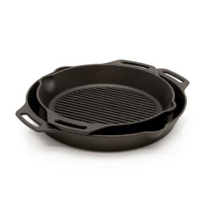 Petromax grilovací litinová pánev se dvěma úchyty – 25 cm