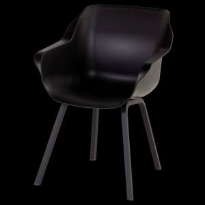 Hartman Sophie Element Zahradní Jídelní Židle s područkami – černá