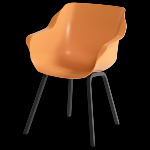 Sophie Element Zahradní Jídelní Židle s područkami – indian orange