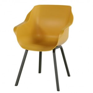 Sophie Element Zahradní Jídelní Židle s područkami – žlutá