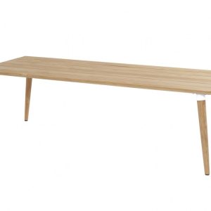 Hartman Zahradní Jídelní Stůl Sophie Teak 240 x 100 cm – bílý