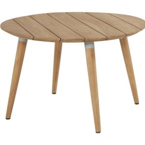 Hartman Zahradní Jídelní Stůl Sophie Teak průměr 120 cm – světle šedý