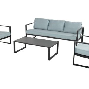 Hartman Jordan lounge zahradní souprava s lavicí pro 3 – Light Blue