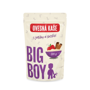 BBIG BOY® Ovesná kaše s jablky a skořicí 300g Eko varianta