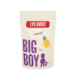 BIG BOY® Ananas kousky lyofilizované 150 g Eko varianta