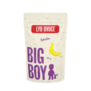 BIG BOY® Banán plátky lyofilizované 150 g Eko varianta