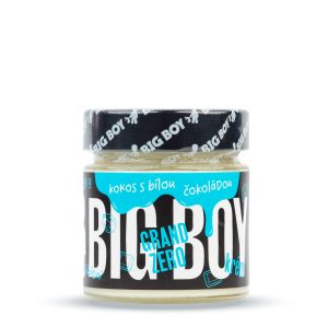 BIG BOY® Grand Zero kokosové – Kokosový krém s kokosem a bílou čokoládou bez cukru 250g