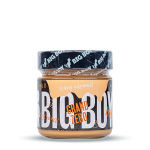 BIG BOY® Grand Zero slaný karamel – Arašídový krém s příchutí slaný karamel 250g