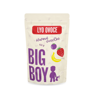 BIG BOY® Křupavé ovocíčko – Mix lyo ovoce 140g Eko varianta
