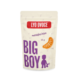 BIG BOY® Mandarinka lyofilizovaná 60g eko varianta