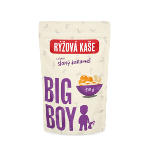 BIG BOY® Rýžová kaše Sweet and Salty s příchutí slaného karamelu 350g Eko varianta