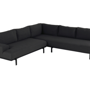 Luxusní zahradní rohová sedačka Lucas – Black