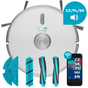 Concept Robotický vysavač s mopem 2 v 1 PERFECT CLEAN Laser VR3120