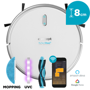 Concept Robotický vysavač s mopem 3v1 Perfect Clean Gyro Defender UVC VR2020