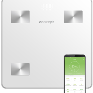 Concept Osobní váha diagnostická 180 kg PERFECT HEALTH, bílá VO4000