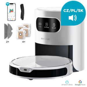 Concept Robotický vysavač s mopem 2v1 PERFECT CLEAN Laser VR3350