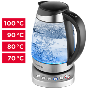 Concept Rychlovarná konvice s regulací teploty 1,7 l RK4130