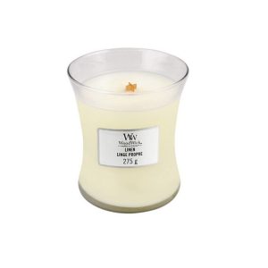 Vonná svíčka WoodWick střední – Linen