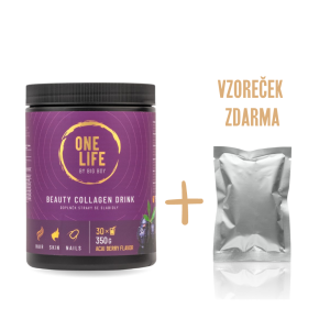 ONE LIFE Kolagen – acai 350g + vzorek One Life – Turbo Heat 4ks