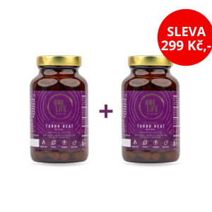 ONE LIFE spalovač tuků –  Turbo heat 60 cps + ONE LIFE spalovač tuků –  Turbo heat 60 cps