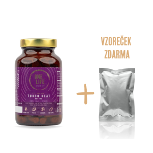 ONE LIFE spalovač –  Turbo heat 60 cps + vzorek One Life Kolagen Acai 12g